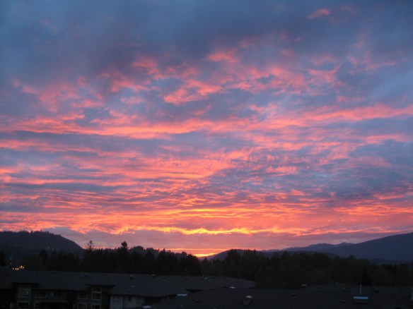 3SurrealSunset A sunset from Port Moody