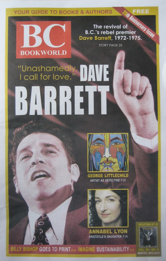 The winter 2012-2013 issue of B.C. BookWorld